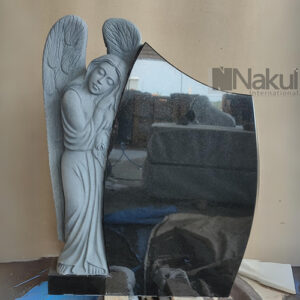 Angel Shaped Headstone Monument