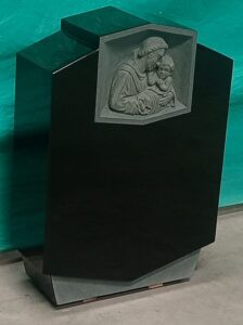 Absolute Black Granite Headstone Monument