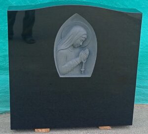 Absolute Black Granite Headstone Monument