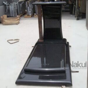 Absolute Black Granite Tombstone