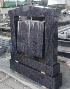 Bahama Blue Granite Tombstone Monument