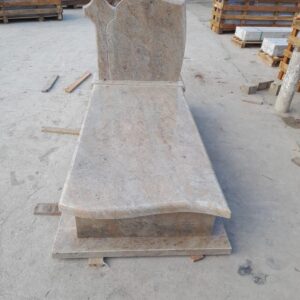 Millenium Cream Granite Tombstone