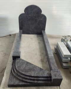 Vizag Blue Granite Tombstone Monument