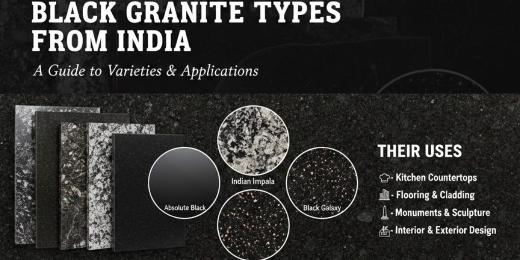 Black Granite Types from India and Their Uses