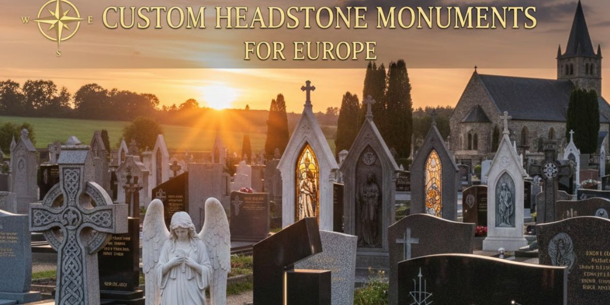 Custom Headstone Monuments for Europe