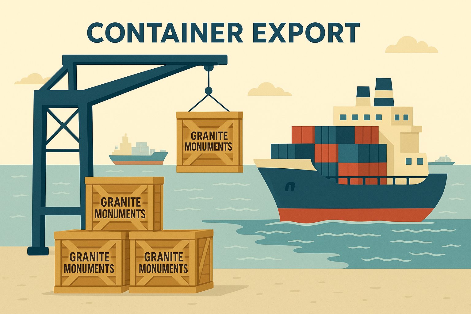 Packaging, Crating & Shipping Monuments Safely to European Ports