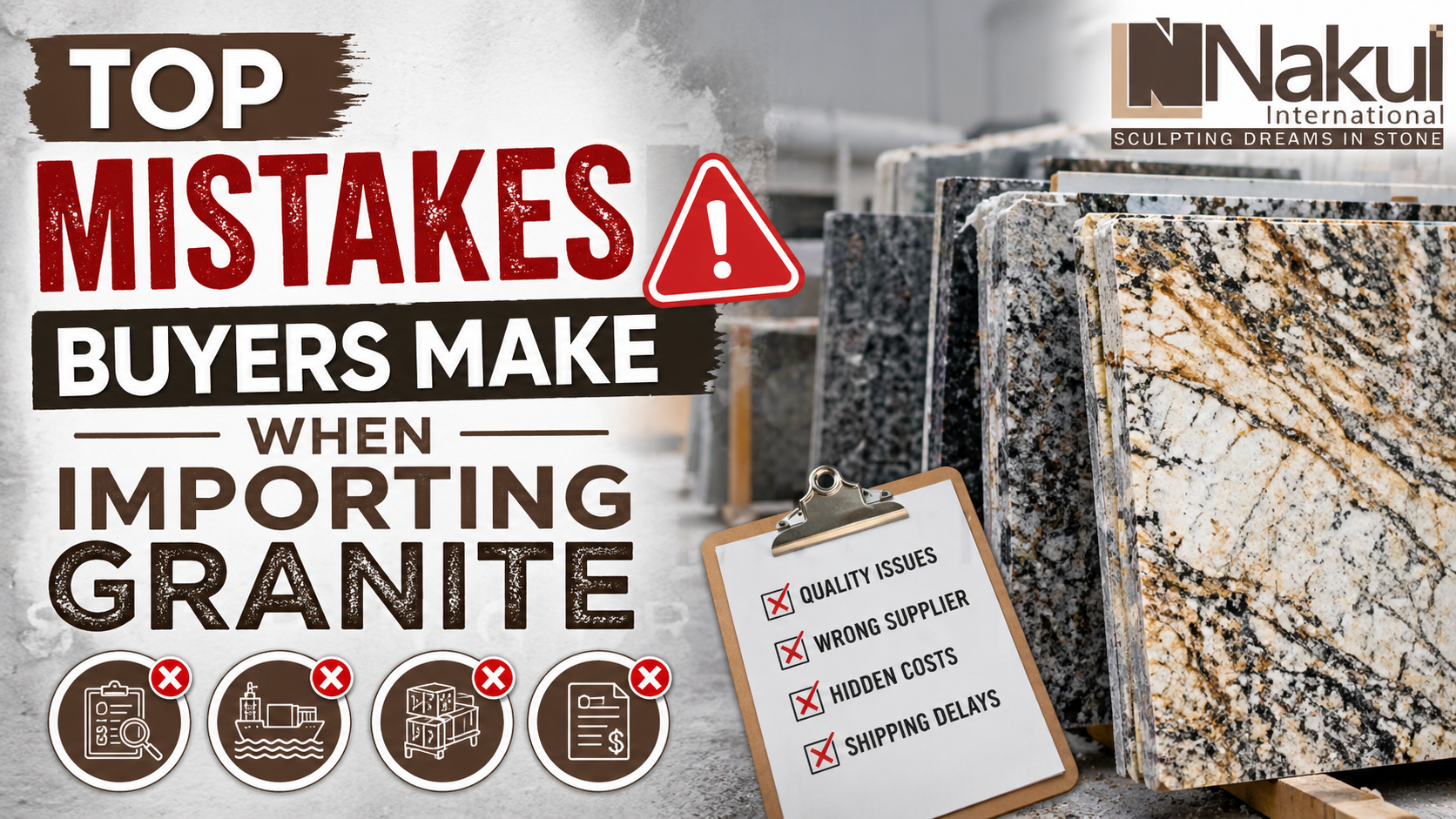 Top Mistakes Buyers Make When Importing Granite