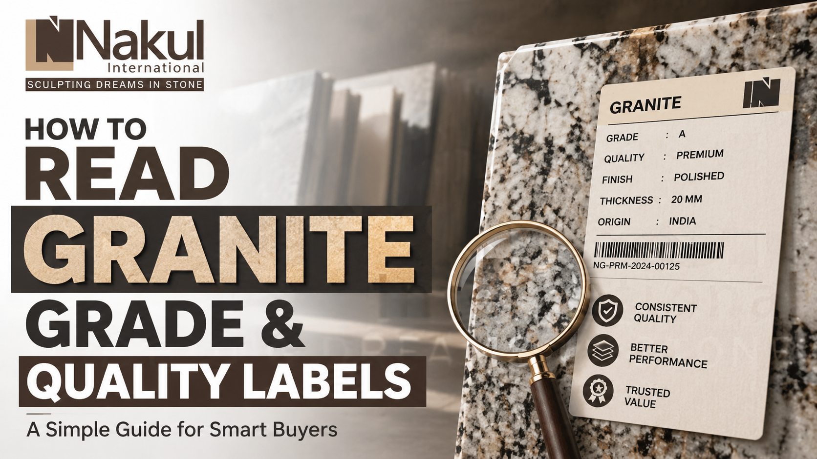 How to Read Granite Grade and Quality Labels