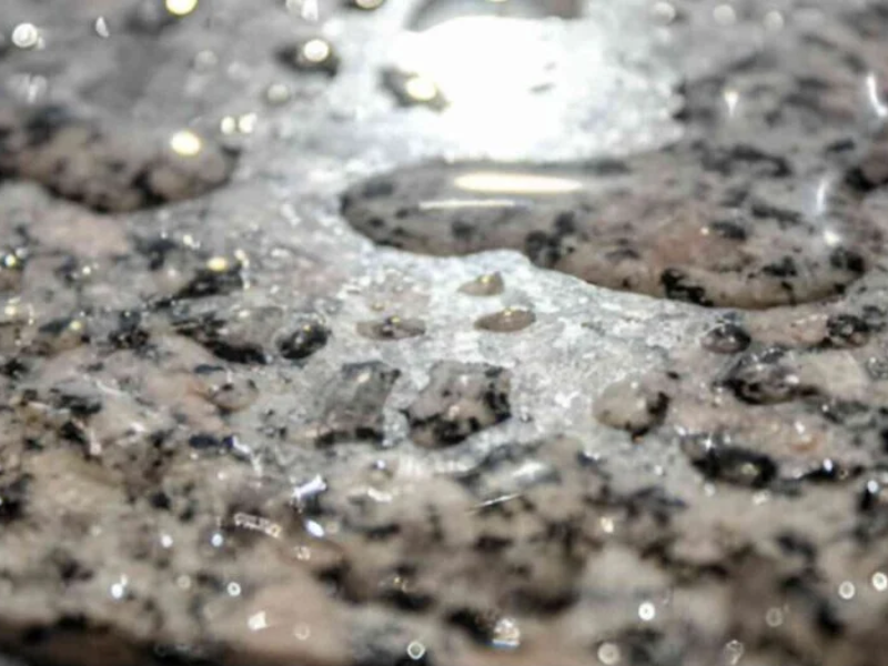 granite surface polish reflection test