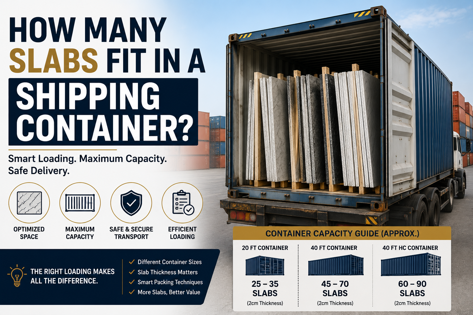 How Many Slabs Fit In A Shipping Container
