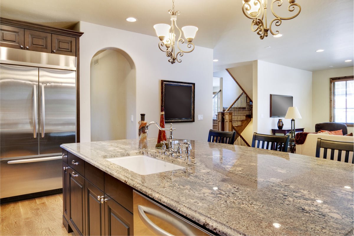 Granite countertop installation