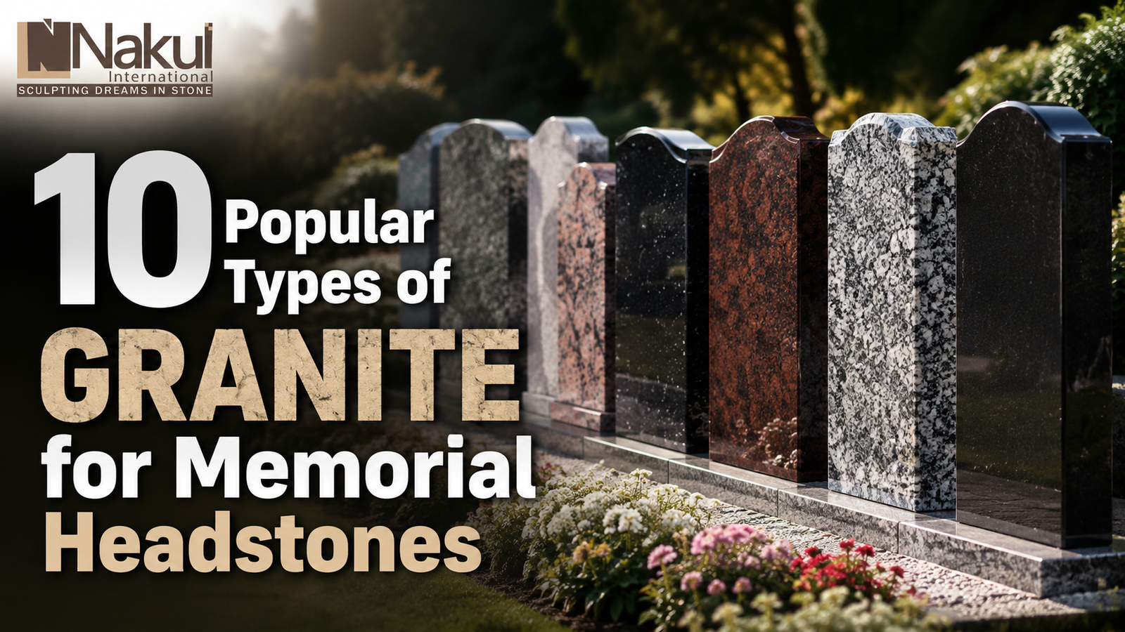 Popular Types of Granite for Memorial Headstones