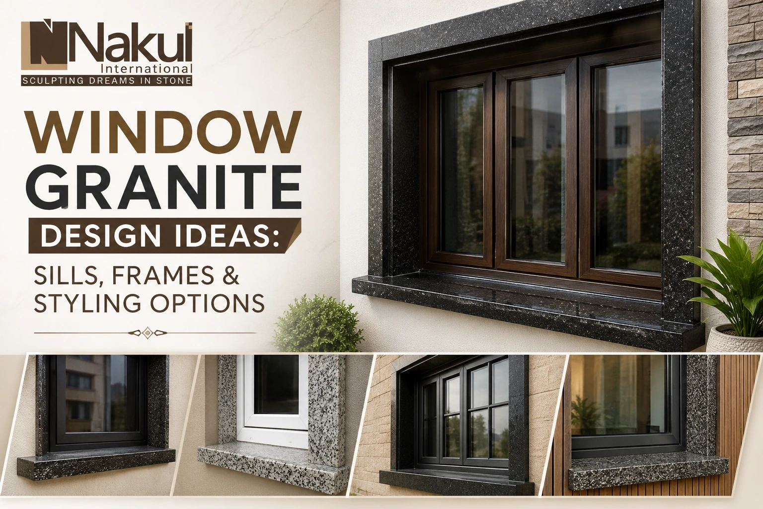 Granite window sill design