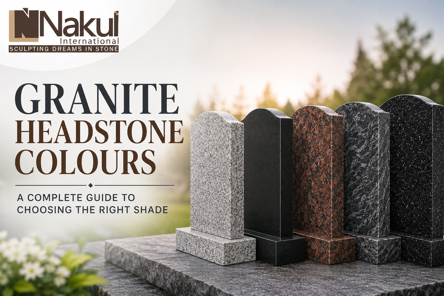 Granite Headstone Colours
