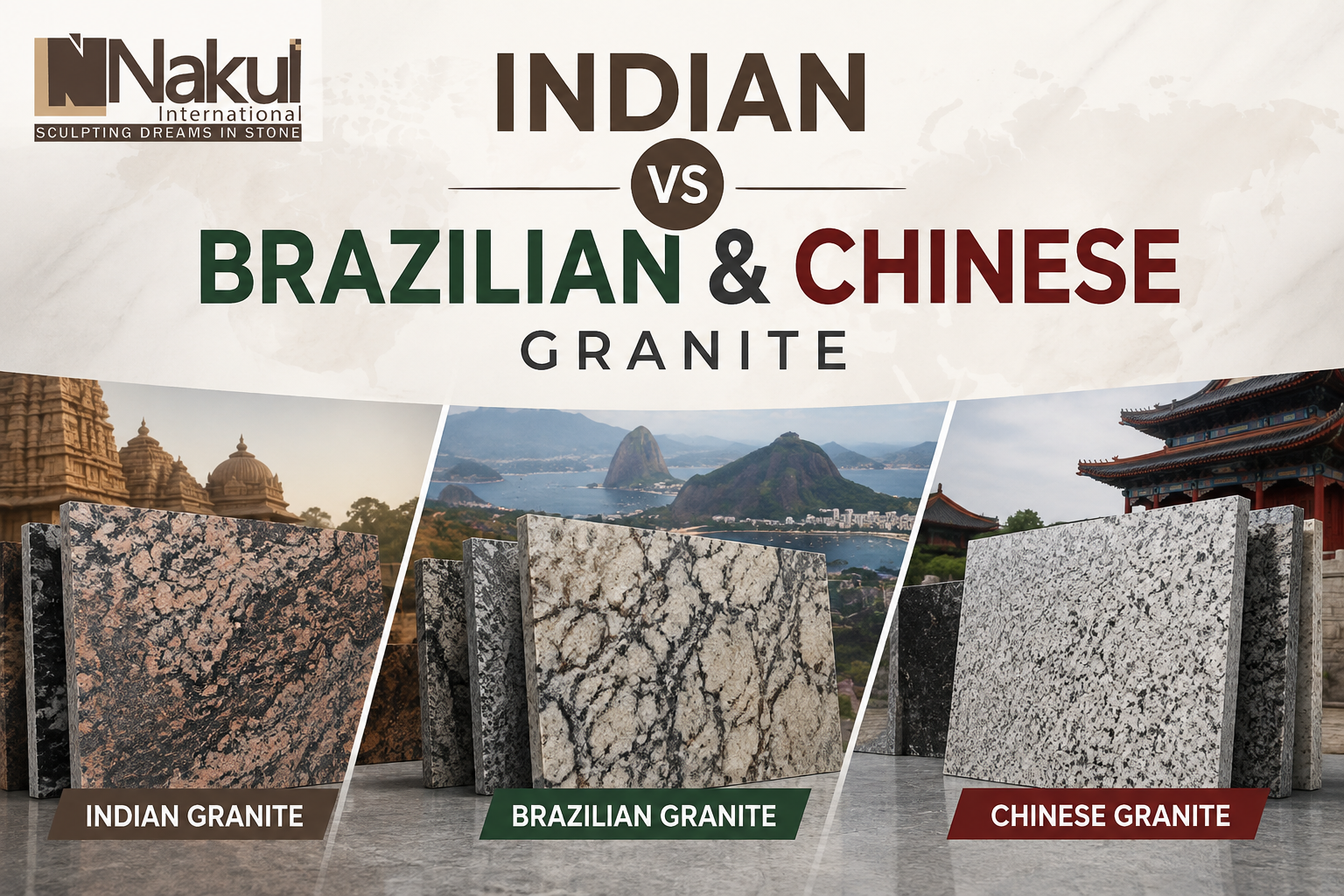 Indian vs Brazilian & Chinese Granite