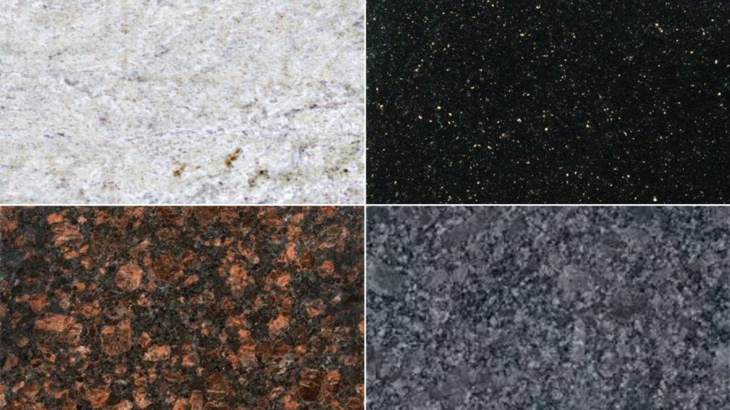 Artificial granite colour options for interiors